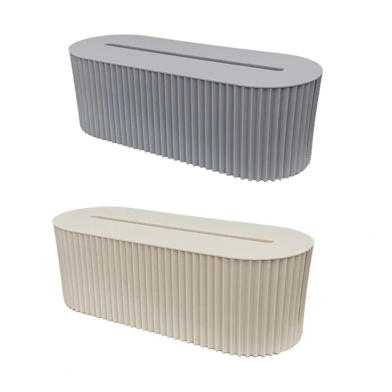 Nordic Plug Board Storage Box - Stylish Cable and Socket Organizer with Wireless WiFi Router Bracket
