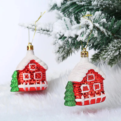 Christmas Tree Hanging Ornament – Red & White Candy Cane Pendant for Xmas, Home Decor & New Year 2024