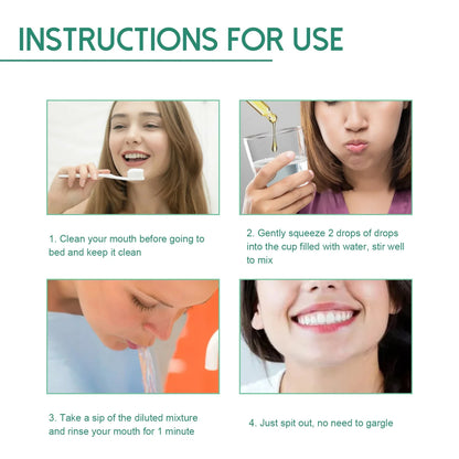Oral Care Gum Repair Drops – Remove Yellow Stains & Support Periodontal Health