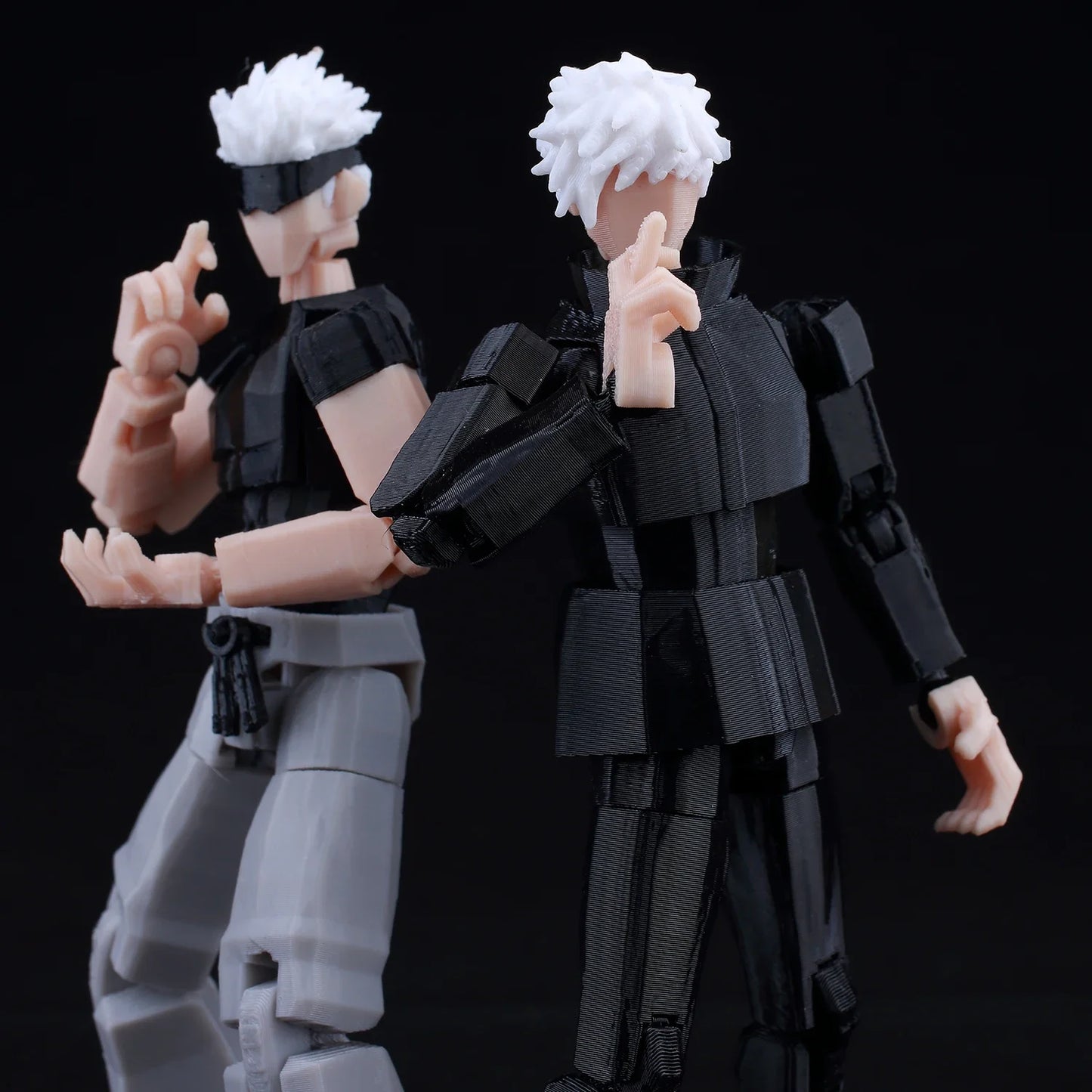 9L3D Printed Anime Action Figures — Jujutsu Kaisen Sukuna, Yuji, Yuta, Satoru Gojo Movable Mannequin Toys