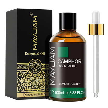 MAYJAM 100ml Essential Oil with Dropper - Sandalwood, Lavender, Eucalyptus & Vanilla for Humidifiers & Candles