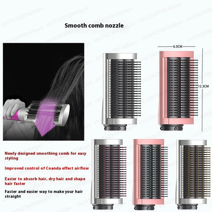 Hair Styler Nozzle for Dyson Airwrap HS01/HS05 & Sencicimen X9 – Multi Hair Curler & Smoothing Brush Attachment