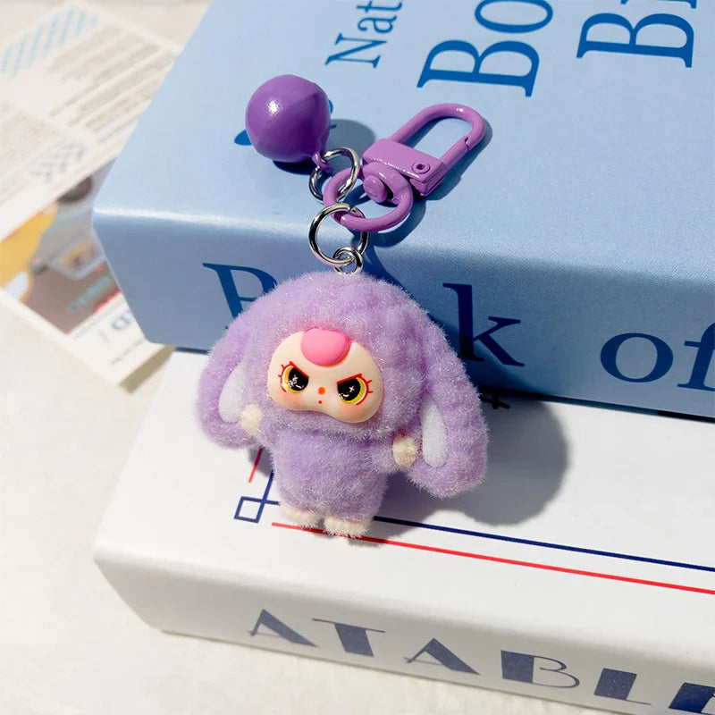 Kawaii Plush Keychain – Cute Aesthetic Bag Charm for Women, Wedding & Party Gifts