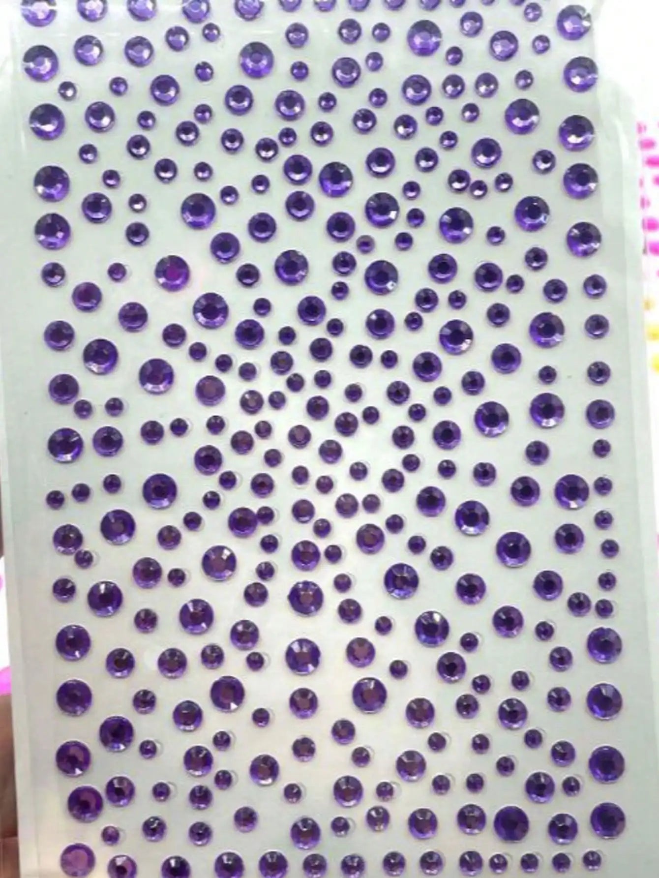 3D Holographic Teardrop Rhinestone Stickers - Self-Adhesive Crystal Diamond Face, Eye & Hair Decoration Tattoos