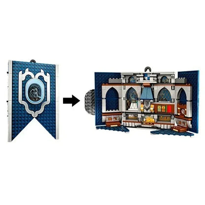 Academy Flag Building Block Set - 4-Piece Collectible Toy Set for Teens & Adults