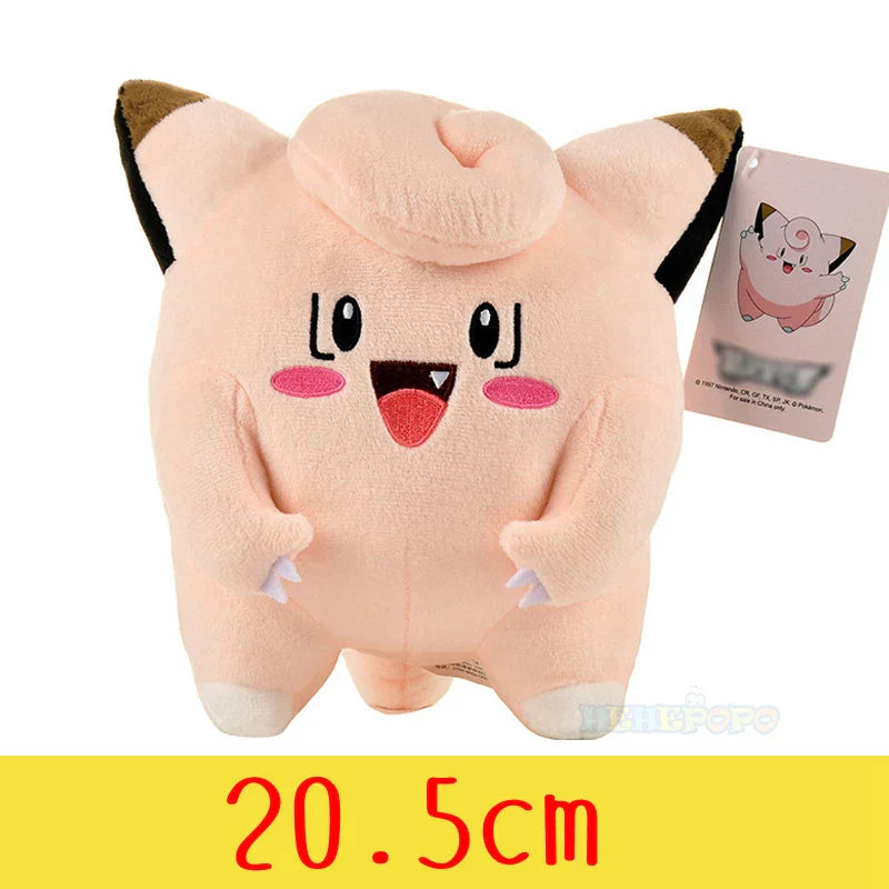 Original Pokémon Gengar Plush 24cm – Cute Pikachu Soft Stuffed Toy Doll for Kids Birthday Gift