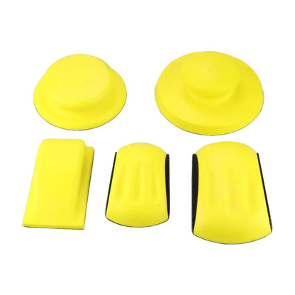 PU Foam Sanding Disc Holder: Sandpaper Backing Polishing Pad Hand Grinding Block