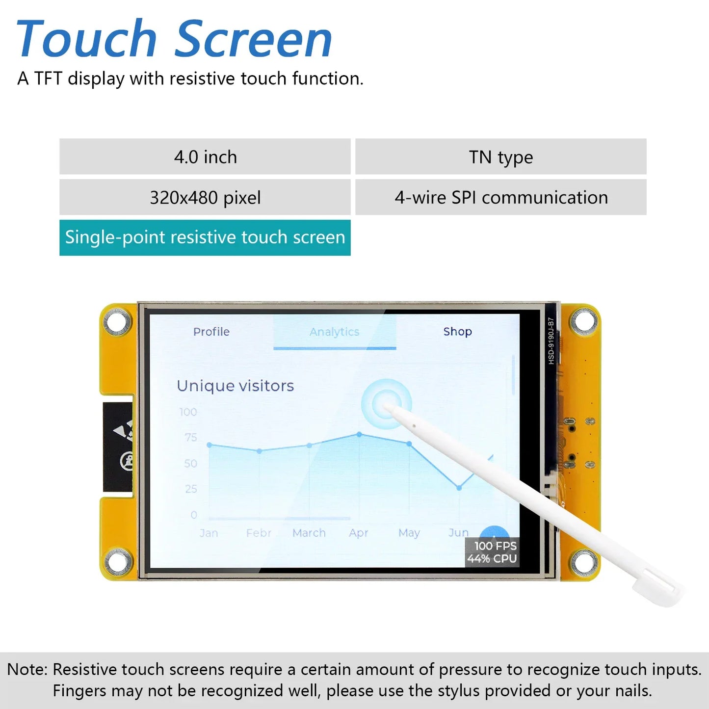Freenove ESP32 Touch Display Board - WiFi Bluetooth Dual Core 32-Bit Development Kit with 2.4-4.0 Inch Touchscreen and LVGL Tutorials