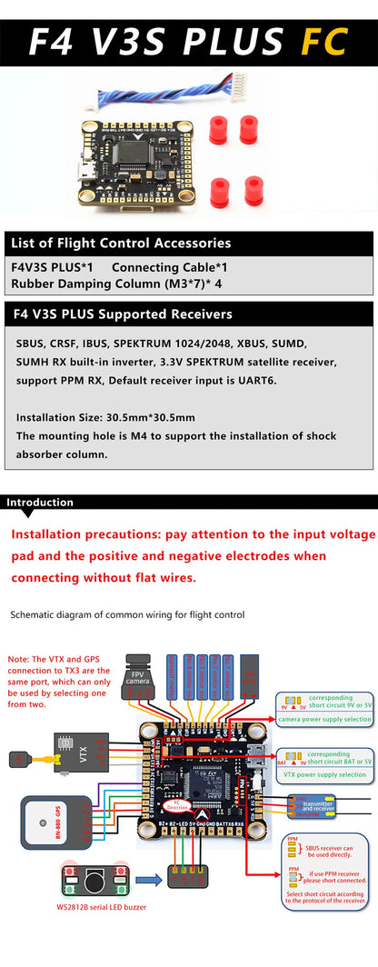 Mark4 5-Inch D5/D5C FPV Carbon Fiber Frame – 5mm Arm, 5043 Propeller, F4V3S FC, 45A ESC Stack & ELRS 915MHz Drone Kit