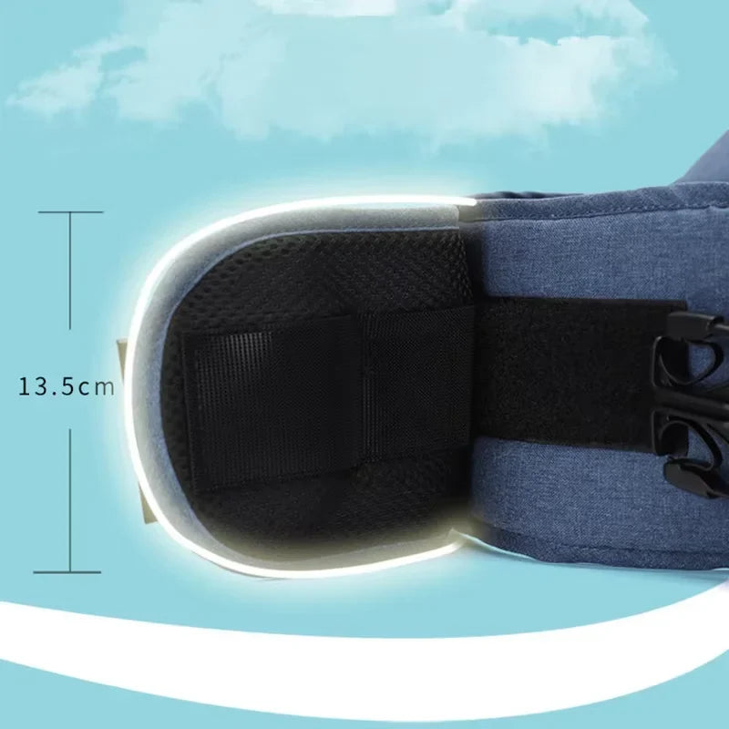 Adjustable Baby Carrier Hip Seat - Infant Waist Belt Sling & Ergonomic Baby Backpack