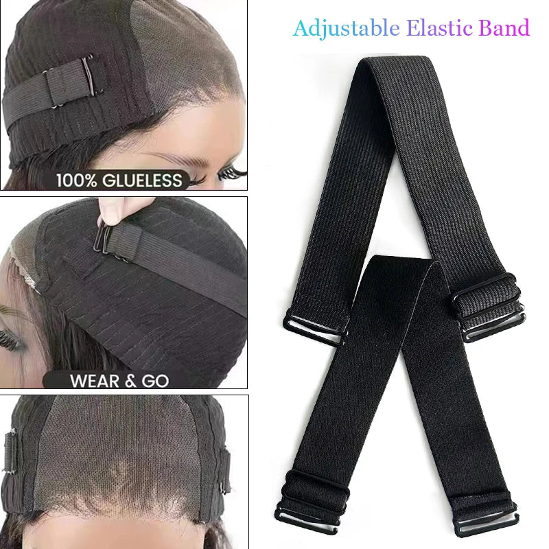 Adjustable Wig Edge Slayer Band: Magic Sticker Melt Band for Lace Wigs - 2.5-4cm Width Elastic Hair Band for Perfect Edges