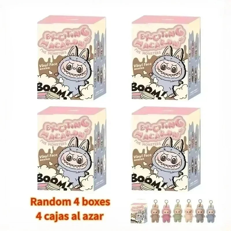 High-Quality Macaron 2 The Monsters Labubu Sitting Party Vinyl Plush Blind Box – Decorative Collectible Doll Gift