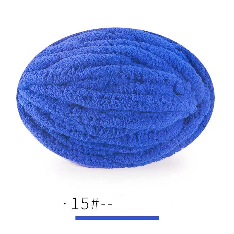 250g Extra Thick Ice Chenille Yarn Ball for Hand Knitting – Soft DIY Blanket, Cushion, Scarf & Pet Bed Yarn for Craft Projects