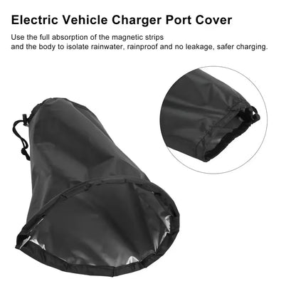 Weatherproof EV Charging Port Cover – Waterproof, Dustproof, Sun-Resistant Magnetic Protector for Electric Cars
