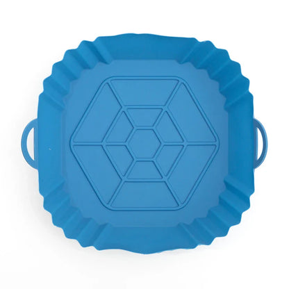 Reusable Silicone Air Fryer Liners Food Safe Non-Stick Pot for Air Fryer Basket Accessories
