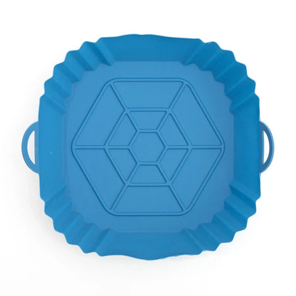 Reusable Silicone Air Fryer Liners Food Safe Non-Stick Pot for Air Fryer Basket Accessories