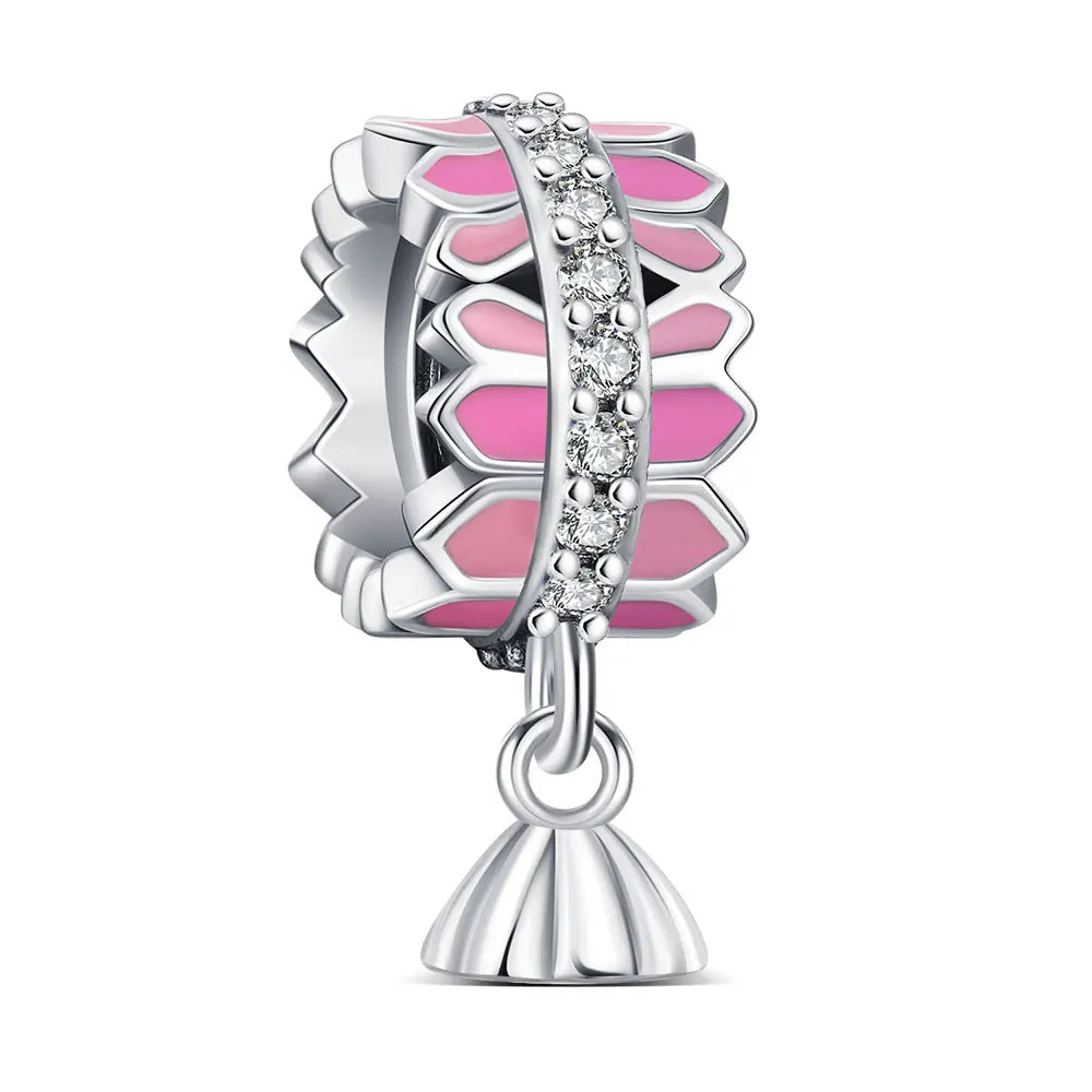 925 Sterling Silver Robot & Sea Turtle Charms Pendant — Moon Bead Bracelet Accessory, DIY Fashion Jewelry Gift for Women