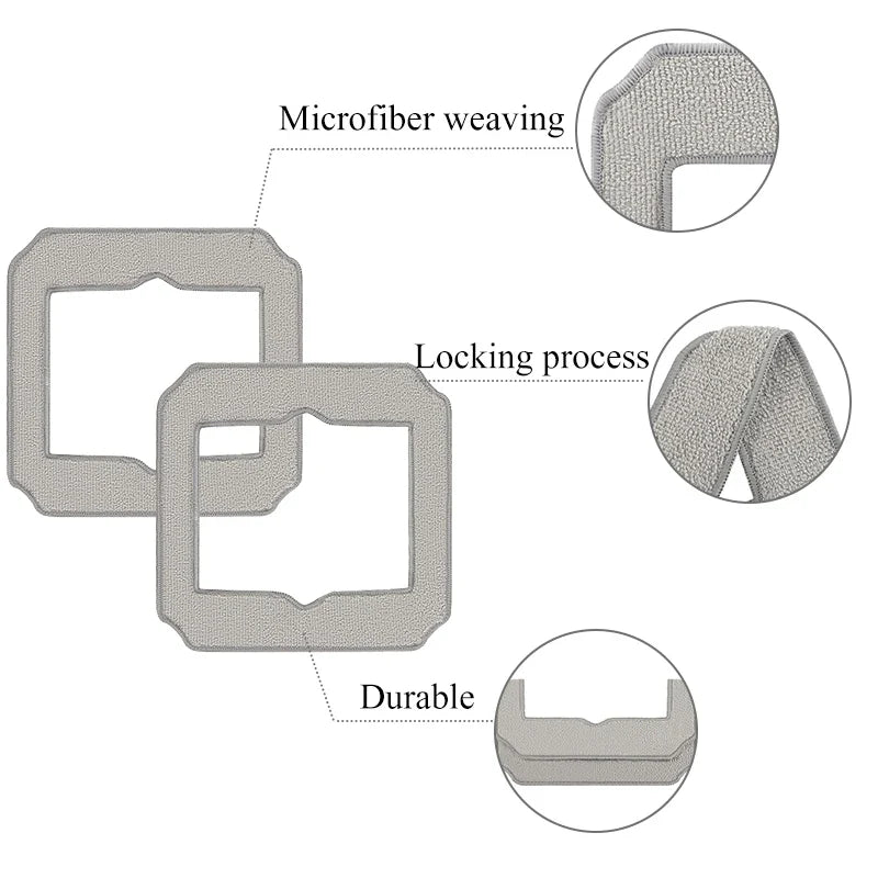 Ecovacs WINBOT MINI Replacement Mop Pads — Compatible Window Cleaner Cloth Accessories
