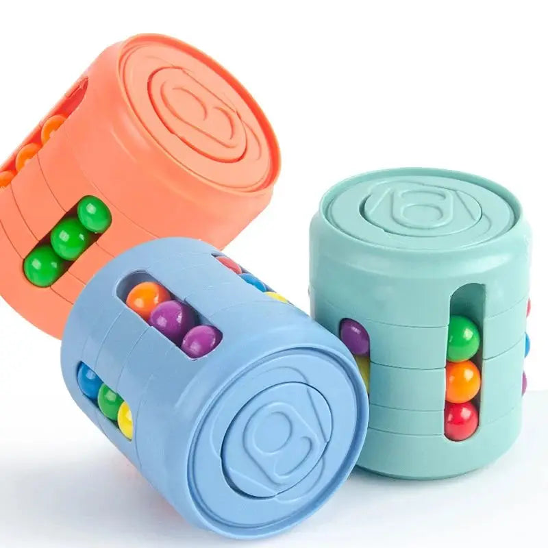 Multifunction Fidget Spinner Toy - Colorful Bean Finger Spinner for Stress Relief, Focus & Relaxation for Kids and Adults