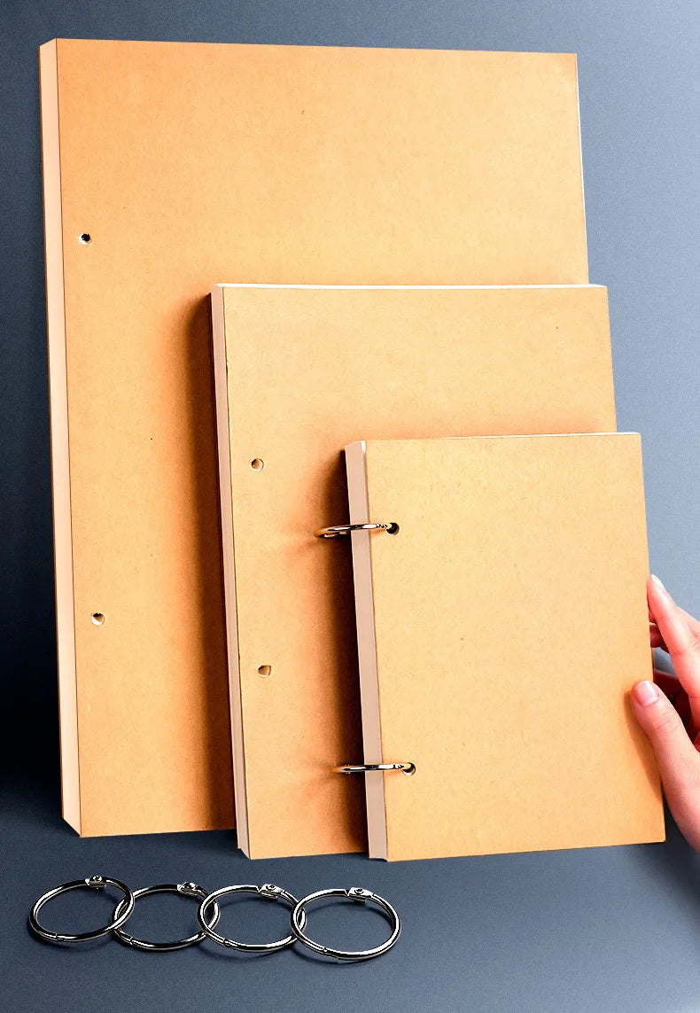 Professional A4 A5 8K 16K 32K Sketchbook – Thick Loose-Leaf Drawing Paper for Artists & Students