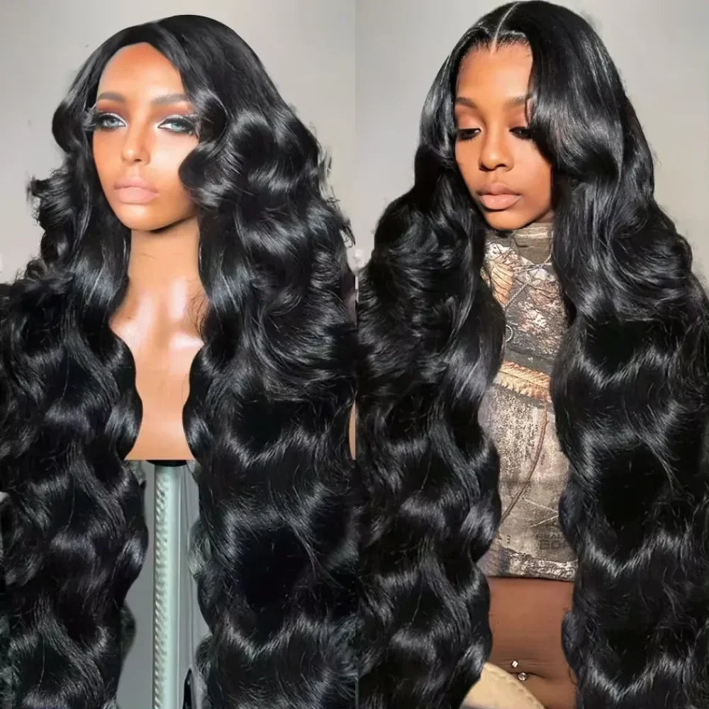 13x4 HD Lace Frontal Wig – 13x6 Lace Front Human Hair Wig for Black Women, 16-36 Inch Body Wave Brazilian Hair Wig