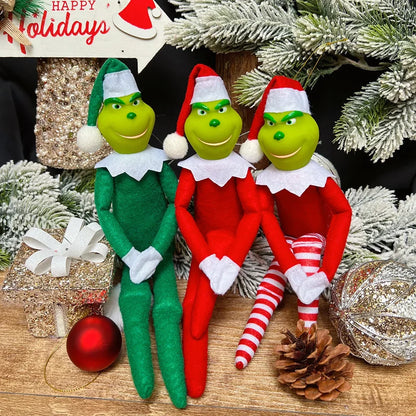 2025 New Anime Christmas Doll – PVC Action Figure Toy for Desk, Bookshelf, and Holiday Gift