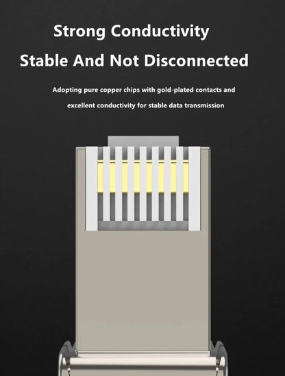Cat6A/Cat7 RJ45 Connector — UTP/STP Toolless Network Plug | Shielded PoE Ethernet Modular Male Adapter