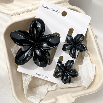 18Pcs Egg Flower Hair Clips | Gradient Candy Color Flowers, Shark Clips for Daily Ponytail Styling