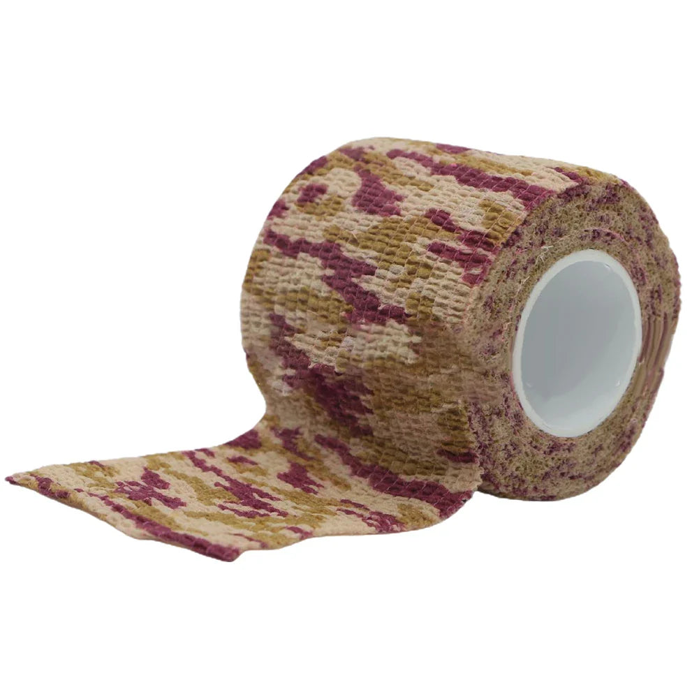 Camouflage Invisible Tape — Reusable Self-Cling Camo Wrap for Hunting Rifle & Outdoor Camping