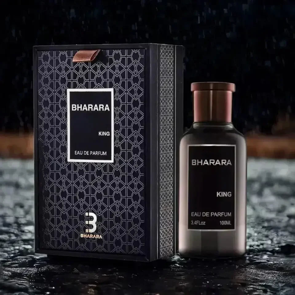 100ML Bharara King Eau De Parfum for Men — 3.4oz Spray, Sealed in High-End Gift Box, Luxury Fragrance
