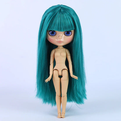 ICY DBS Blyth Doll – 1/6 BJD Customized Nude Joint Body, White Skin Glossy & Matte Face, 30cm Girl Toy Gift