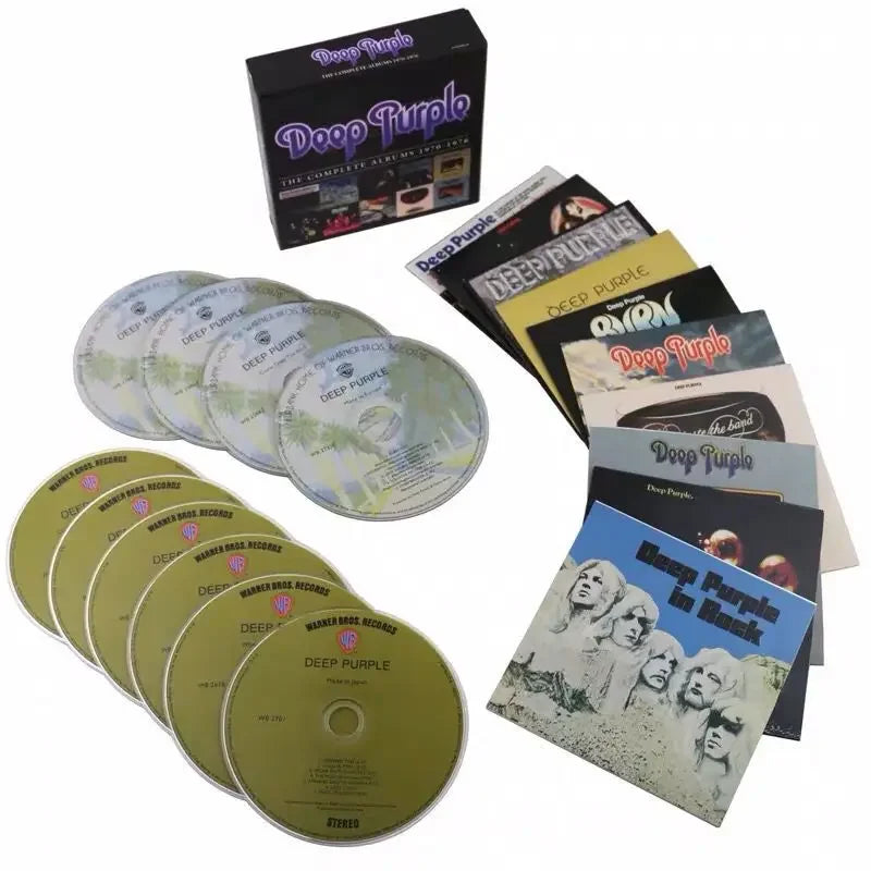 Deep Purple Complete Albums Collection - 10CD Classic Hard Rock Music Box Set 1970–1976