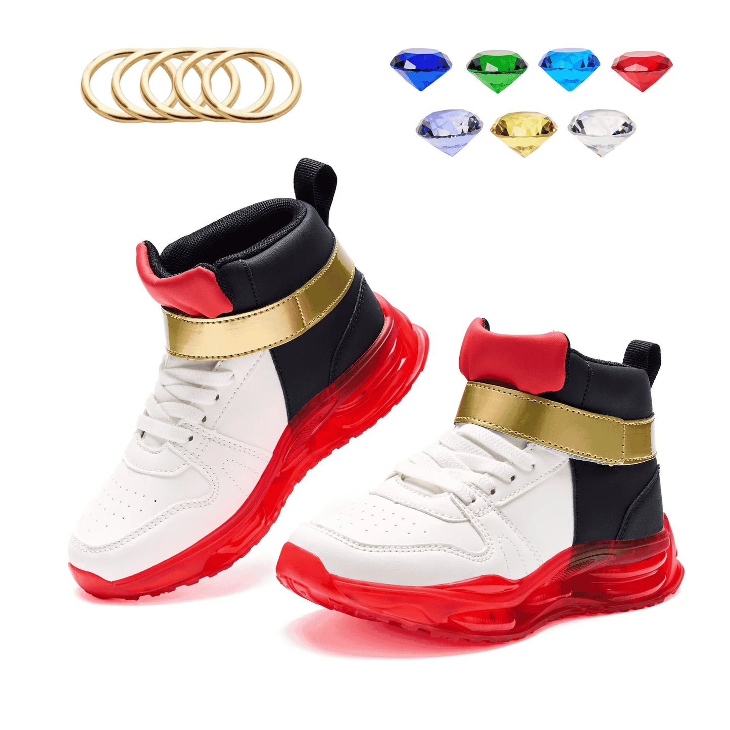 Shadow Red Sonic-Inspired Sneakers for Boys, Kids & Men – Casual Sport Shoes & Streetwear Trainers