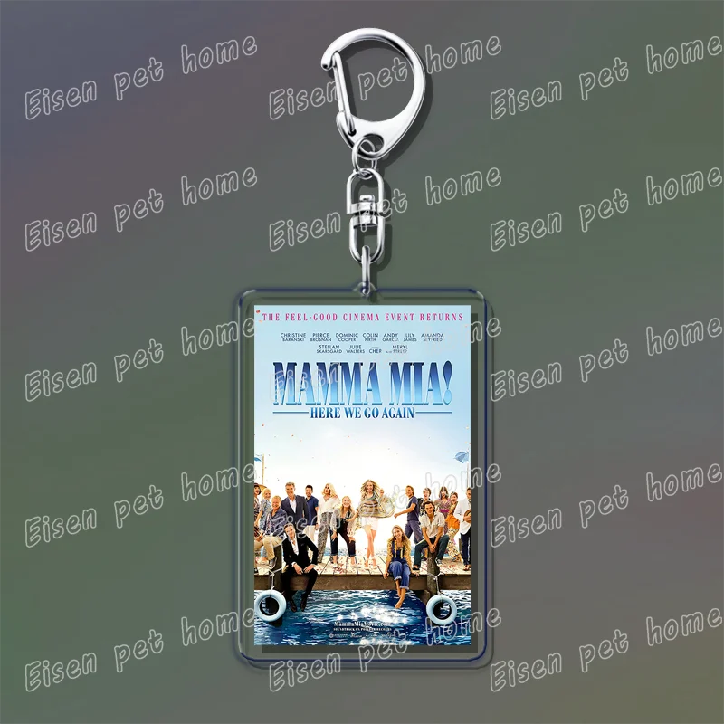 Classic Movie Keychains – Jaws, Fight Club, Avatar Pendant Key Rings for Bags & Fan Gifts