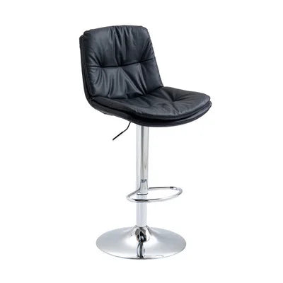 Modern Luxury Bar Stool — High Back, Rotating & Adjustable Lift, Comfortable Long-Term Seating for Home or Cash Register