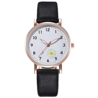 Luxury Luminous Retro Women’s Quartz Watch – Leather Strap Ladies Wristwatch