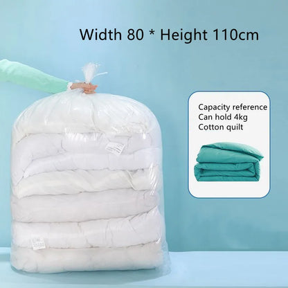 Quilt Storage Bag — Large Transparent Dustproof & Moisture-Proof Organizer for Clothes, Toys & Moving
