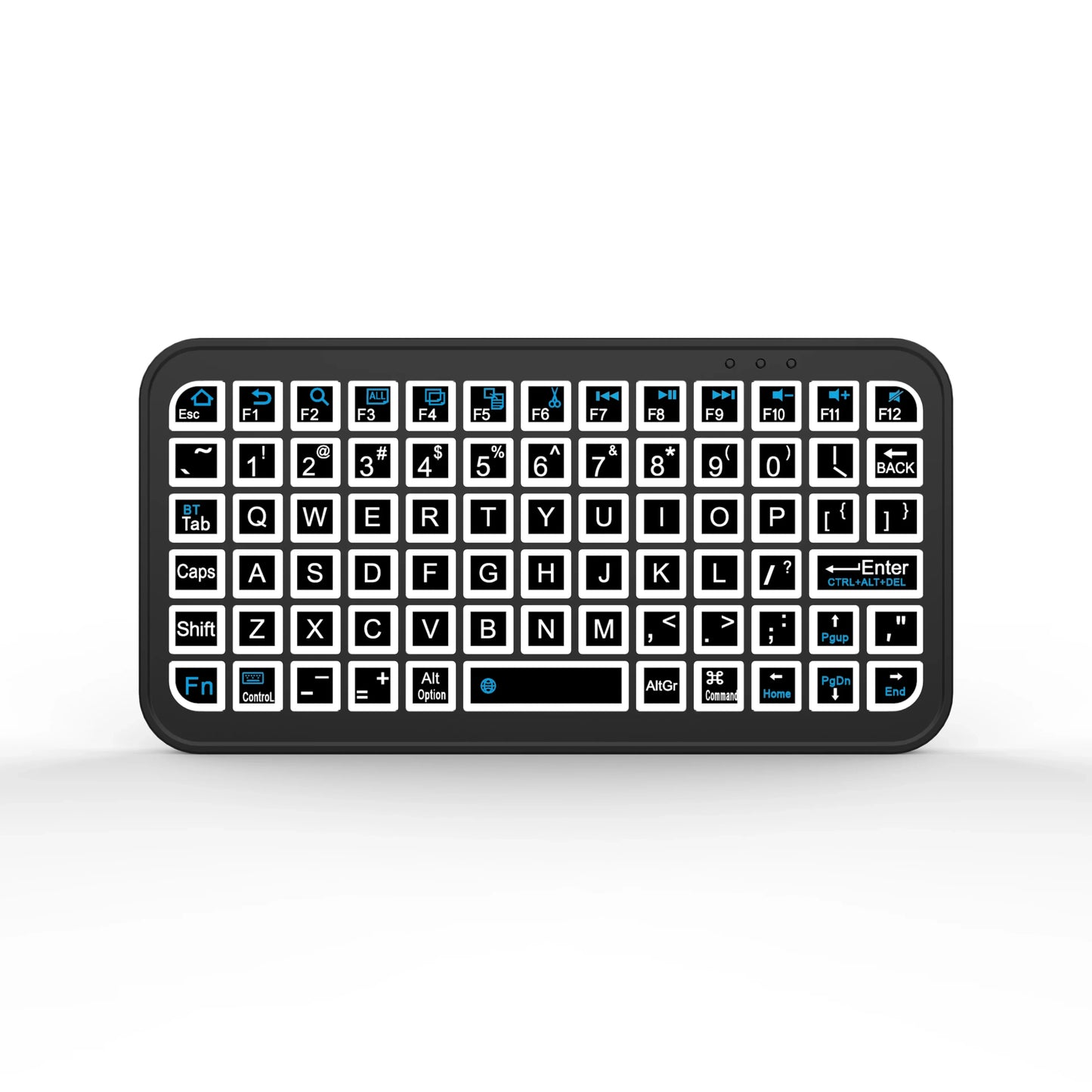 Mini Wireless Bluetooth 5.2 Keyboard – 5-Inch English Backlit Rechargeable Keyboard for PC & Android TV Box