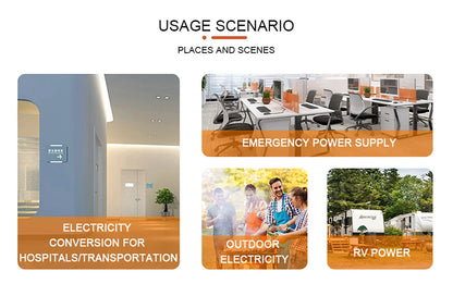 High Power Pure Sine Wave Inverter — 7000W DC to AC 220V/230V Converter for Home, RV & Off-Grid