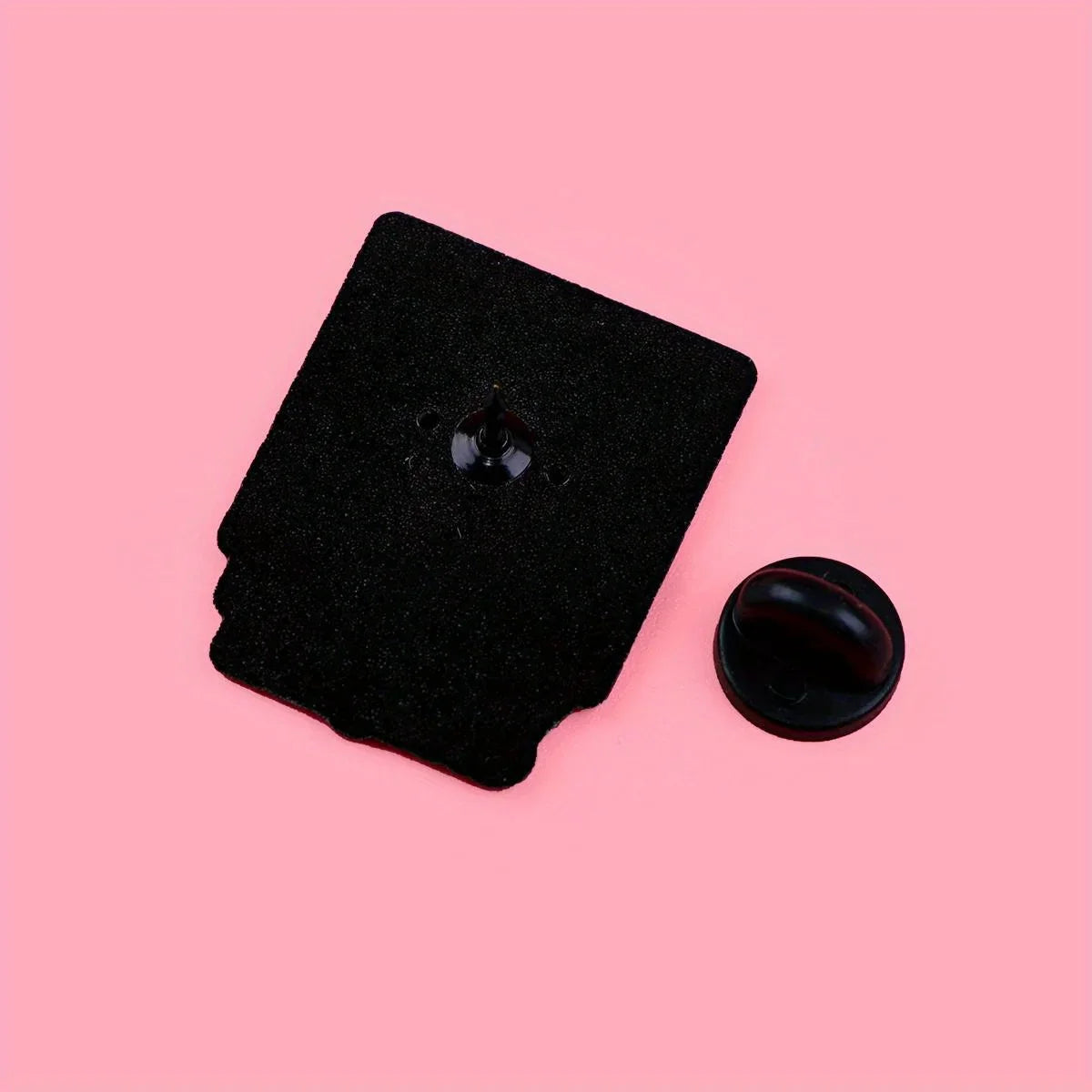 The Element of Surprise Enamel Pin — Black WTF Lapel Pin for Backpacks & Clothing