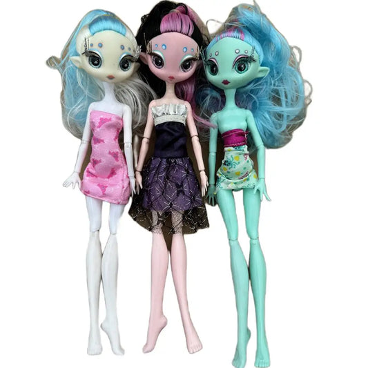 New Una Monster Dolls – Draculaura, Wolf, Frankie Stein with Movable Body & Colorful Hair for Girls