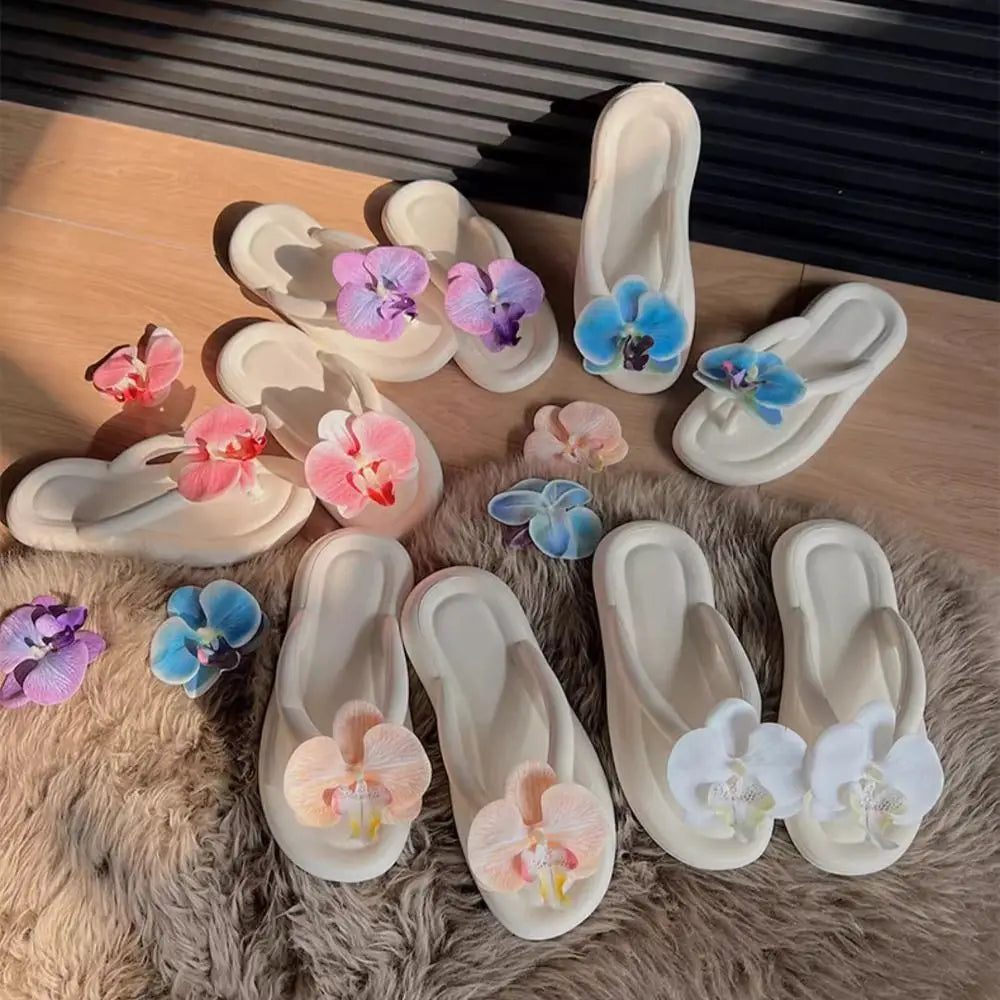 EVA Butterfly Flip Flops - Anti-Slip Summer Beach & Vacation Sandals