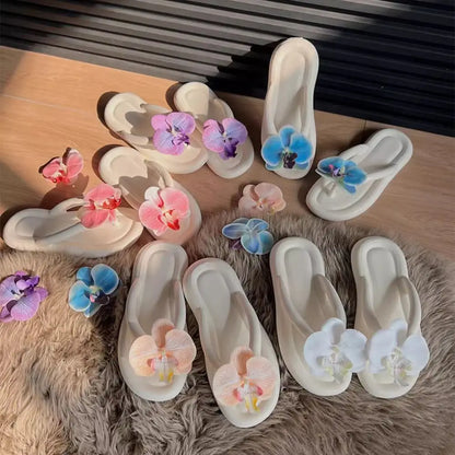 EVA Butterfly Flip Flops - Anti-Slip Summer Beach & Vacation Sandals