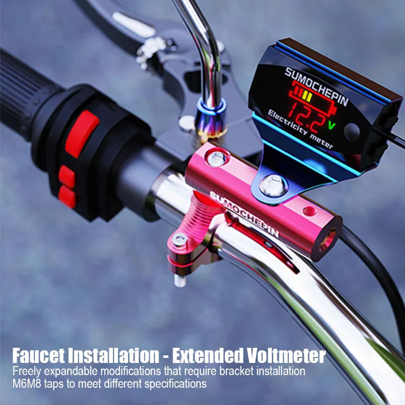 Motorcycle Handlebar Spotlight Bracket – Aluminum Alloy Extension for Rearview Mirror & Seat Retrofit Accessories
