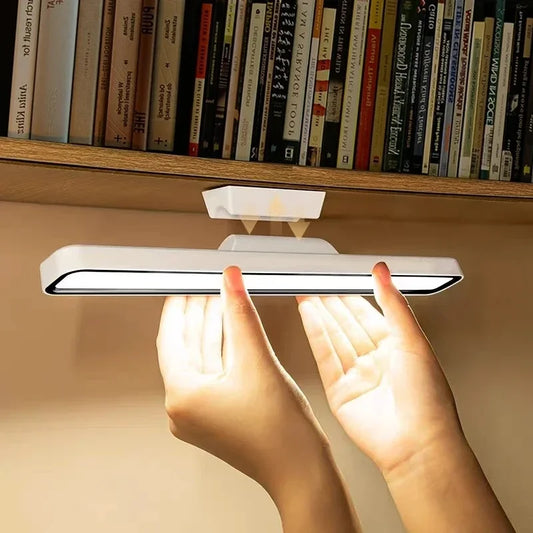 Remote Magnetic Desk Lamp – USB Rechargeable LED Table Light with Stepless Dimming for Reading & Study