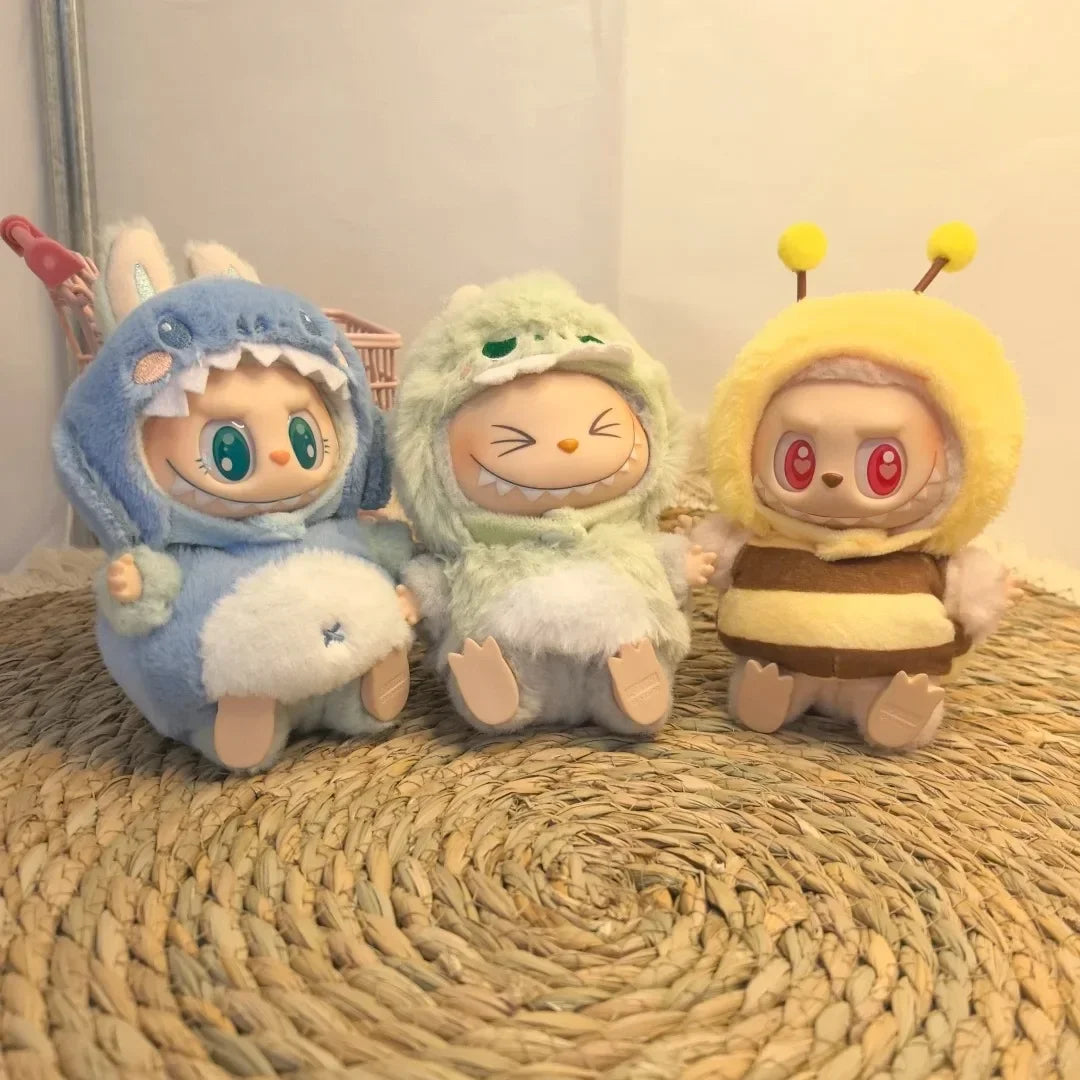 Ropa Labubu Animal-Themed Overalls – Cute Monkey, Bear & Rabbit Bib Pants Costume, Macaron Outfit for Kids