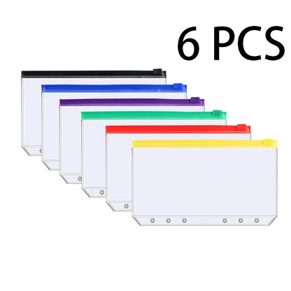 A6 PU Leather Budget Binder Set – Cash Envelopes System, Pockets, Money Organizer, Bill Saving Accessories