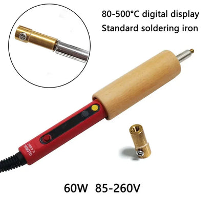 Brass Leather Edge Creaser Set – Soldering Iron Tips & Edging Tools for DIY Leather Craft Polishing & Sealing
