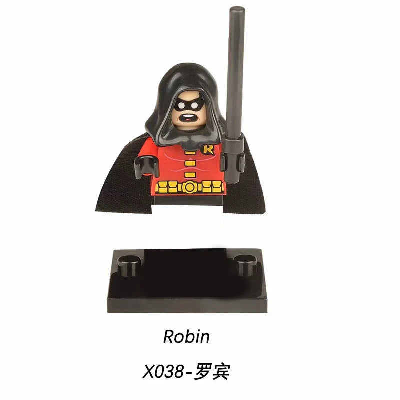 Marvel Superhero Mini Building Blocks – Captain America & Joker Two-Faced Man Movie Toy for Kids