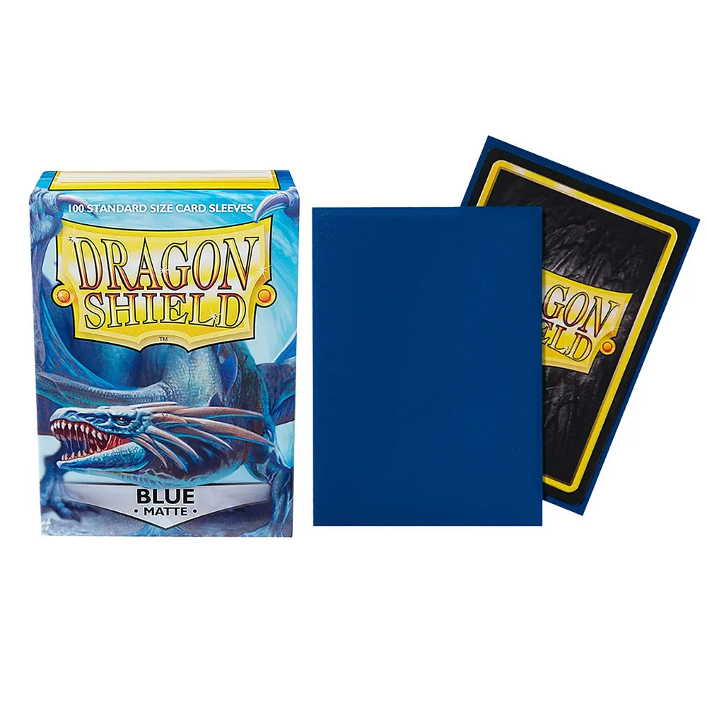 100PCS Dragon Shield Card Sleeves Box — Multicolor Matte Protectors for TCG, PTCG & Board Games